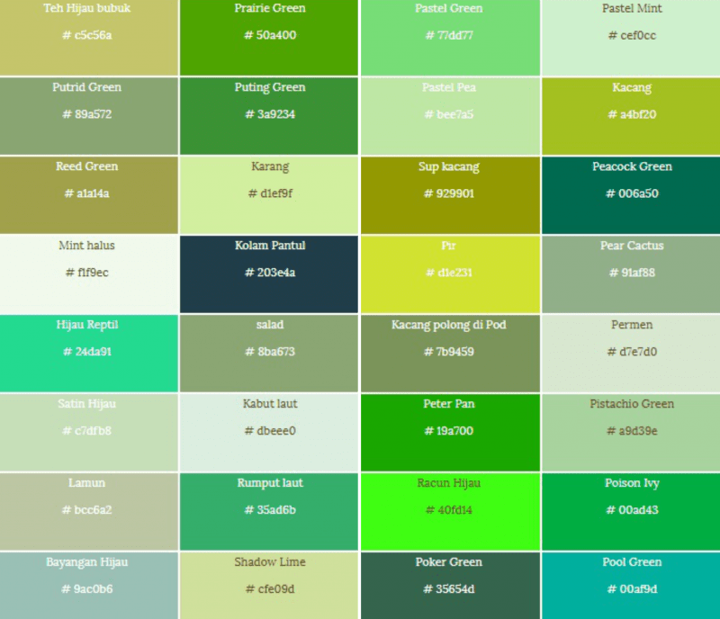 macam macam warna hijau, kode warna hijau, warna hijau, warna hijau tosca, perpaduan warna hijau, warna hijau army, kombinasi warna hijau, macam macam warna hijau, warna hijau lumut, arti warna hijau, warna hijau mint, bab warna hijau, jenis warna hijau, jenis jenis warna hijau, jenis batu akik warna hijau dan namanya, jenis warna hijau cat tembok, jenis batu warna hijau, jenis batu warna hijau muda, nama jenis batu akik warna hijau, jenis burung warna hijau, jenis batu akik warna hijau, warna hijau botol, macam macam warna hijau tosca, warna hijau arti, warna hijau daun, warna hijau muda, warna hijau olive, warna hijau pastel, psikologi warna hijau, arti warna hijau dalam logo perusahaan, makna warna hijau, kombinasi warna hijau