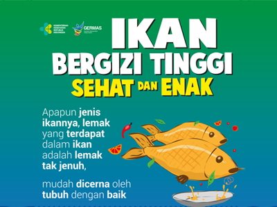 Poster makanan sehat dan bergizi