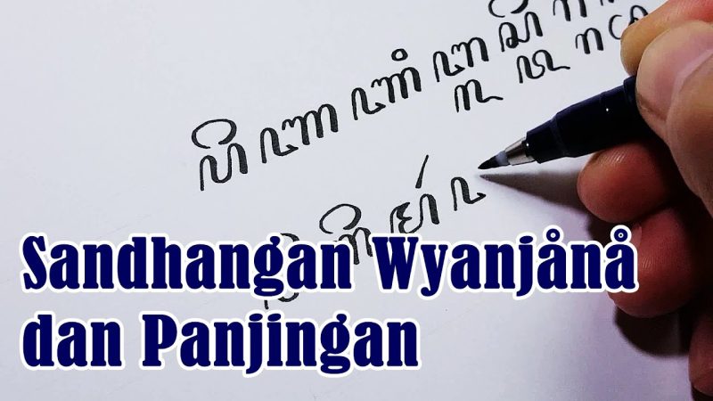 sandhangan wyanjana yaiku, sandhangan wyanjana, jenis sandhangan wyanjana