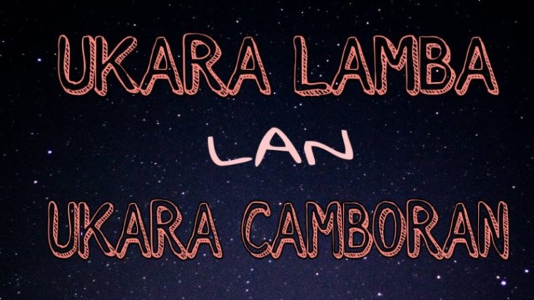 ukara lamba, ukara camboran, ukara lamba yaiku, ukara camboran yaiku, contoh ukara lamba, contoh ukara camboran