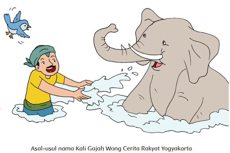 cerita rakyat asal usul kali gajah wong