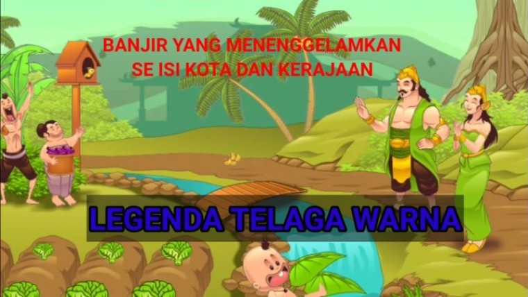 ringkasan cerita asal usul telaga warna